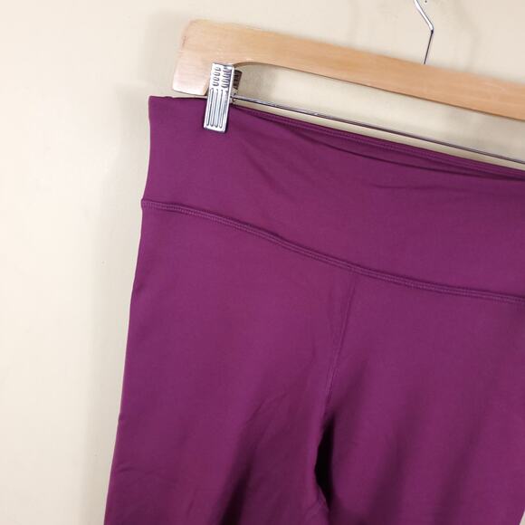 Champion Tech Fleece Tights in Burgundy Size M - Picture 4 of 12